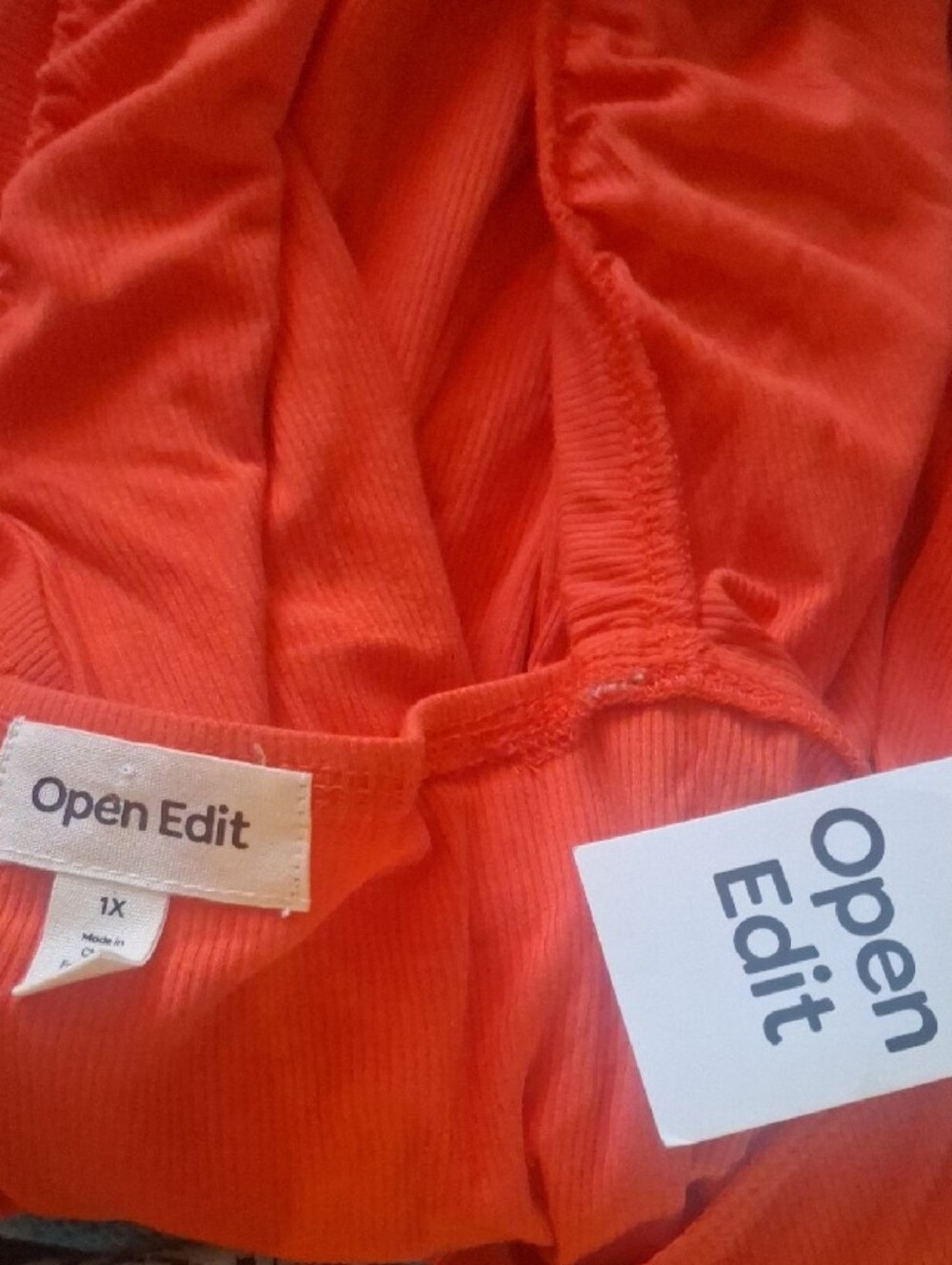 🌺Open Edit Orange top - Picture 7 of 7